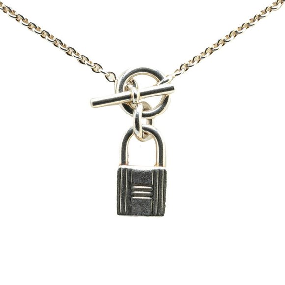HERMES Silver Necklace - Picture 1 of 4